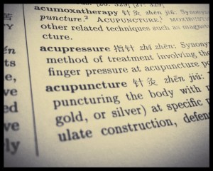 Acupuncture dictionary